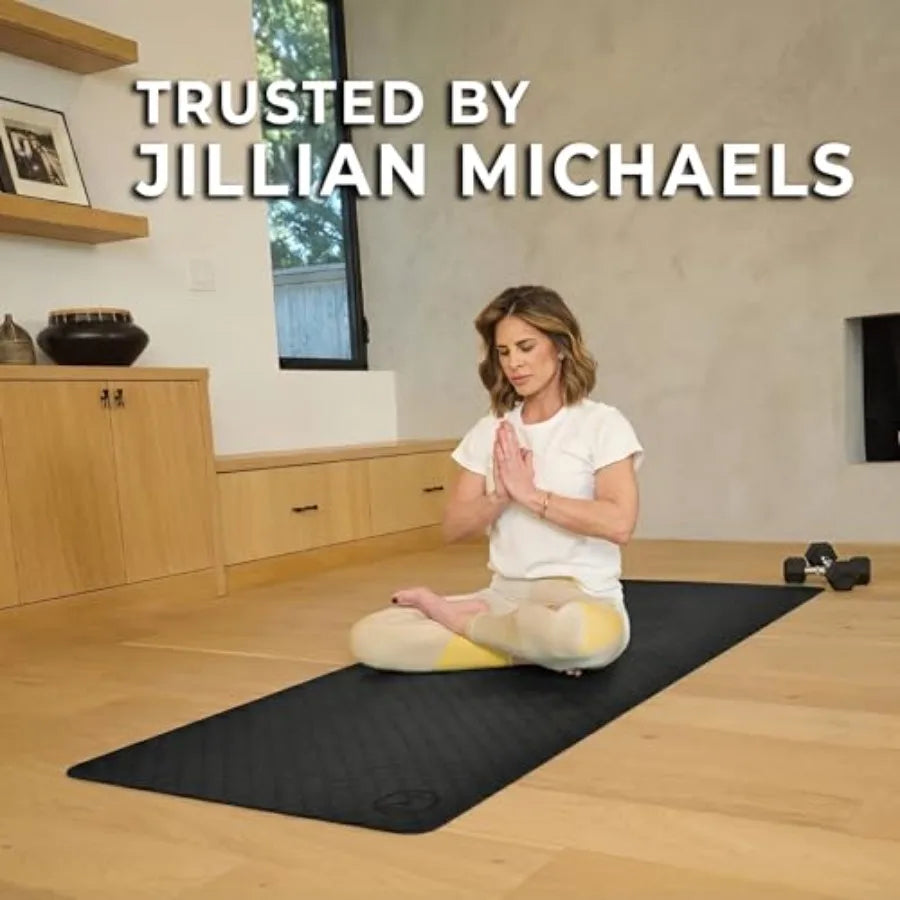 Extra Thick Yoga Mat For Total Joint Cushioning And Comfort
