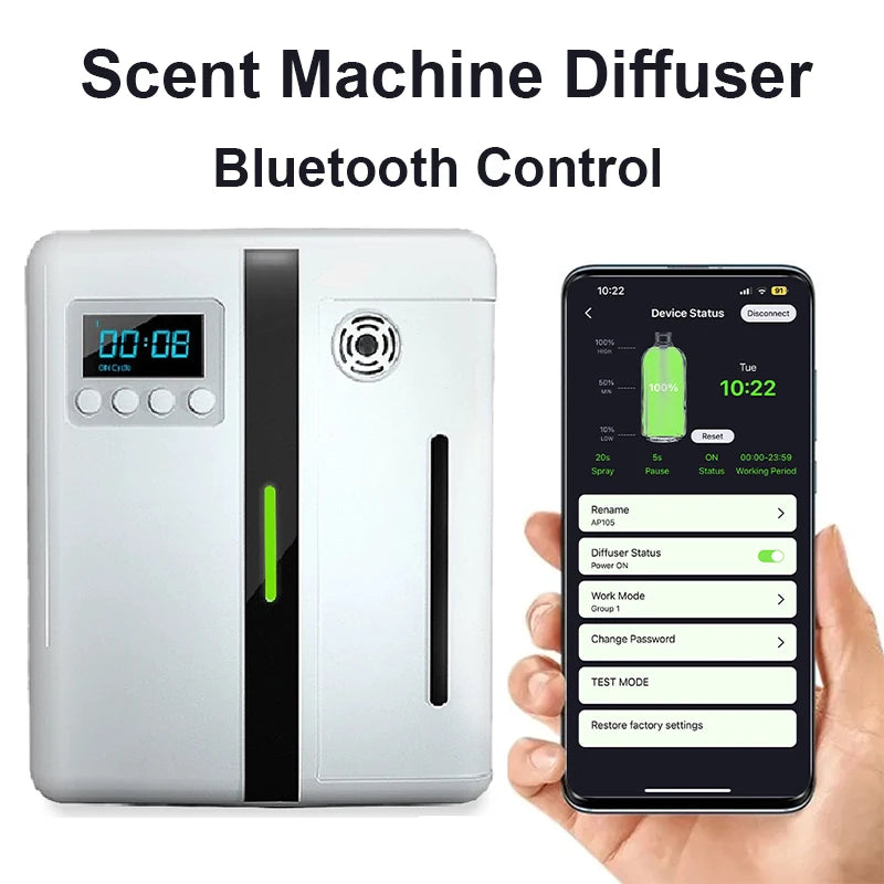 Aroma Tunnel Bluetooth Fragrance Diffuser For Essential Oils Home Use