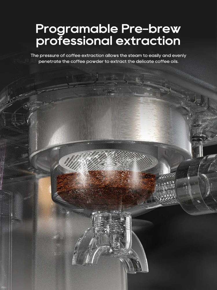 HiBREW 20Bar Semi Automatic Espresso Machine With Portafilter