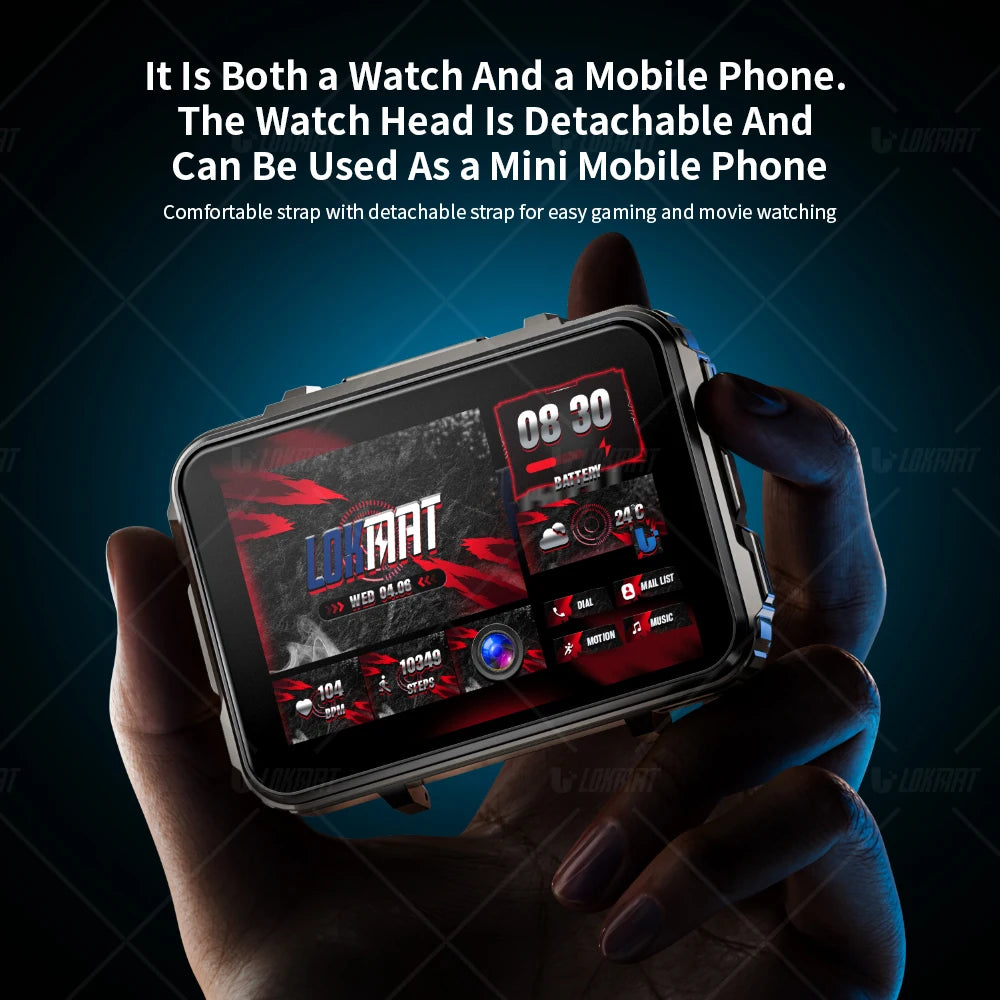 LOKMAT APPLLP 5 MAX Android Watch Phone 4G WiFi Dual Camera