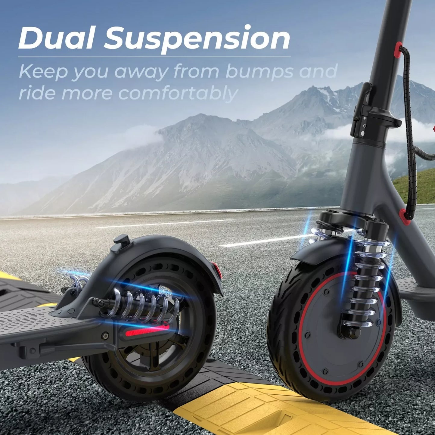 AOVOPRO TMAX Electric Scooter 500W Shock Absorbing Foldable