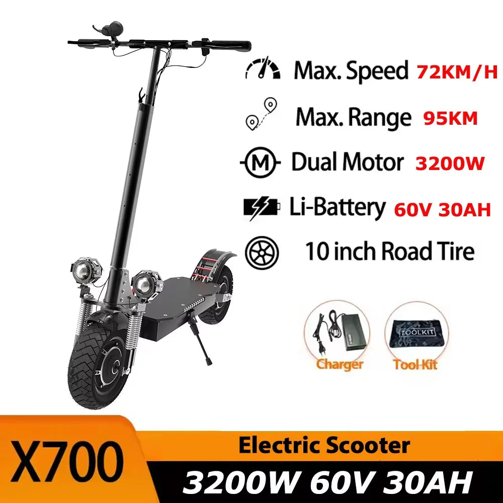 Jueshuai 6000W Dual Motor Electric Scooter For Adults