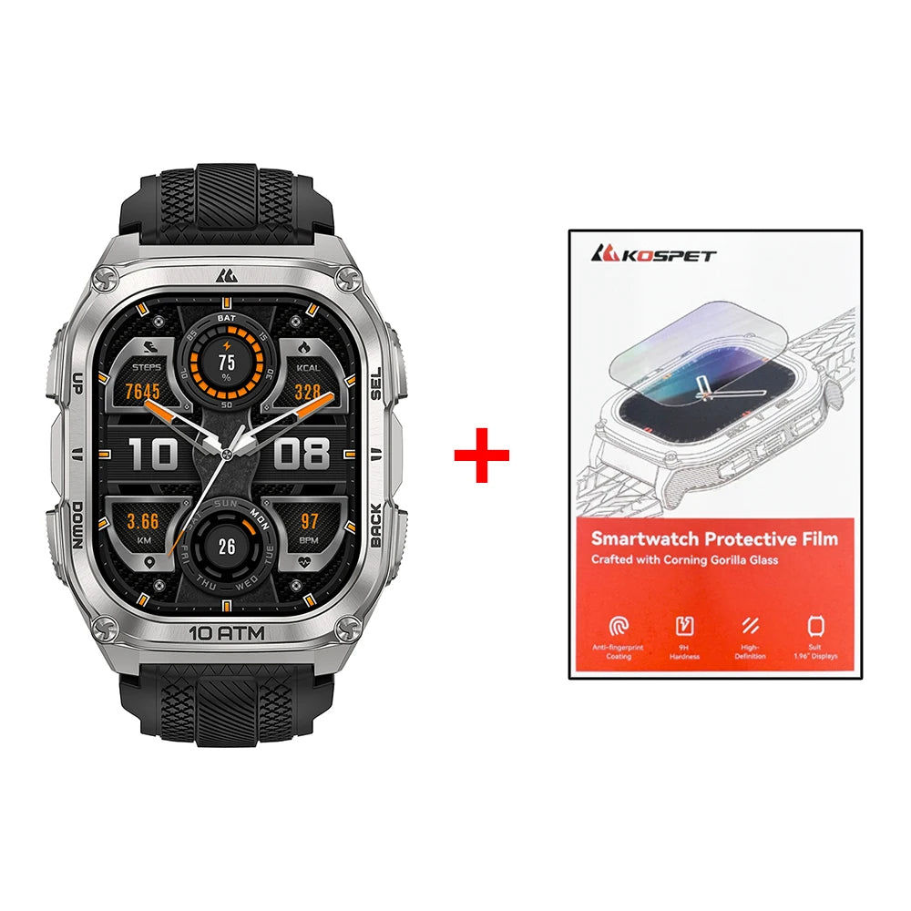 KOSPET Tank M4 Smart Watch GPS Offline Maps 10ATM Waterproof