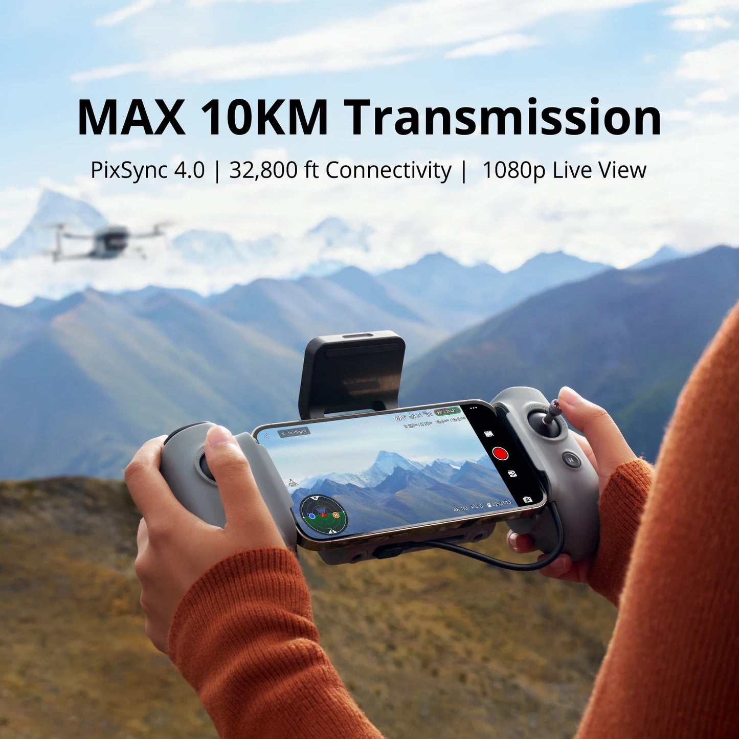 Potensic ATOM 2 Drone 4K HDR Video 3-Axis Gimbal AI
