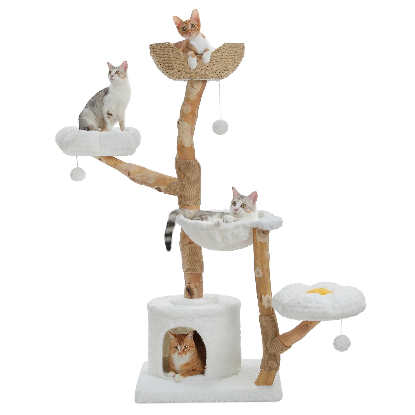 PAWZ Road Large Cat Tree Tower with Sisal Scratching Post