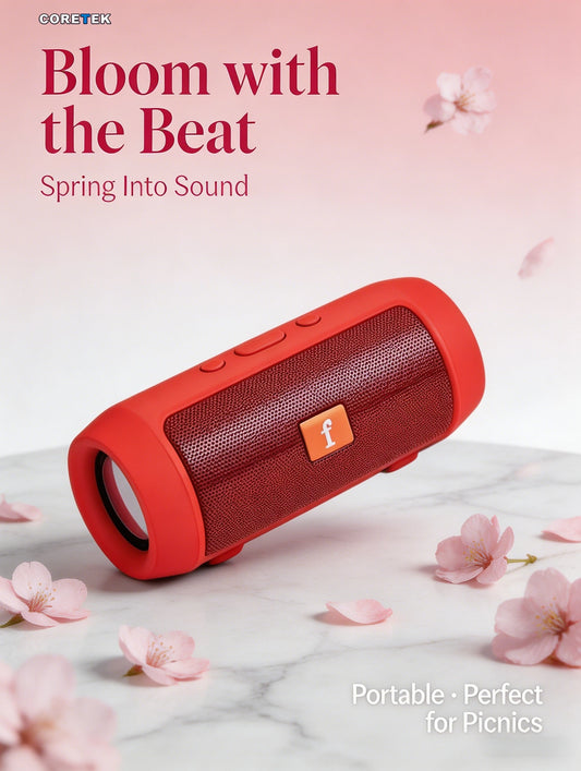 Portable Bluetooth Speaker FM Radio And TF Card 1200mAh Battery