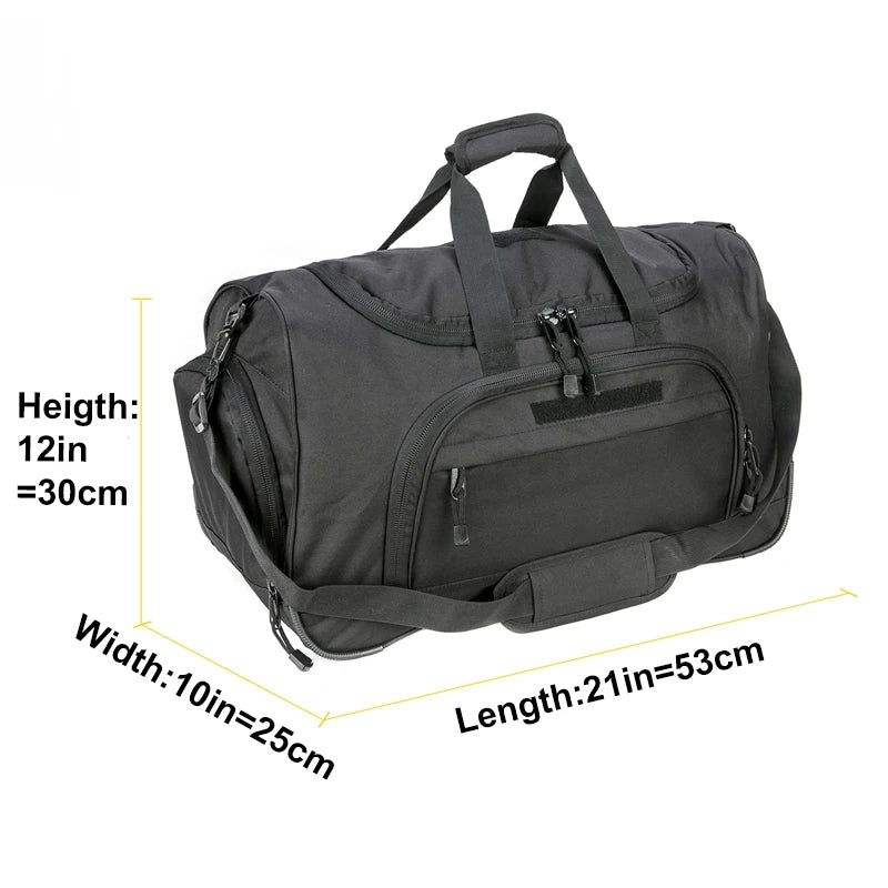 LQARMY Waterproof Gym Bag For Fitness And Travel Duffle