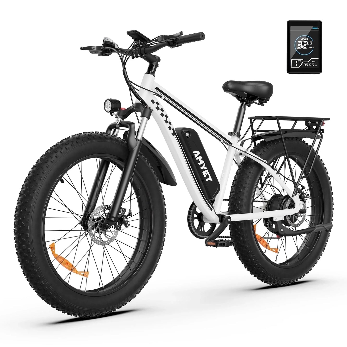 AMYET EB26 Electric Bike With 1500W Peak Power Fat Tire