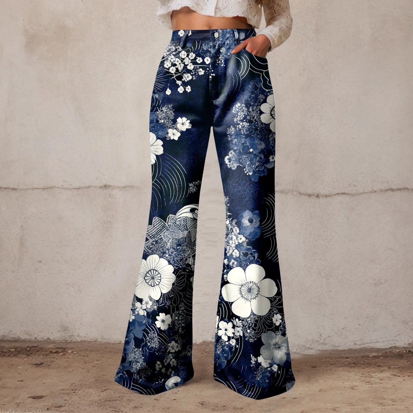 Baggy Jeans For Women High Waist Wide Leg Washed Denim