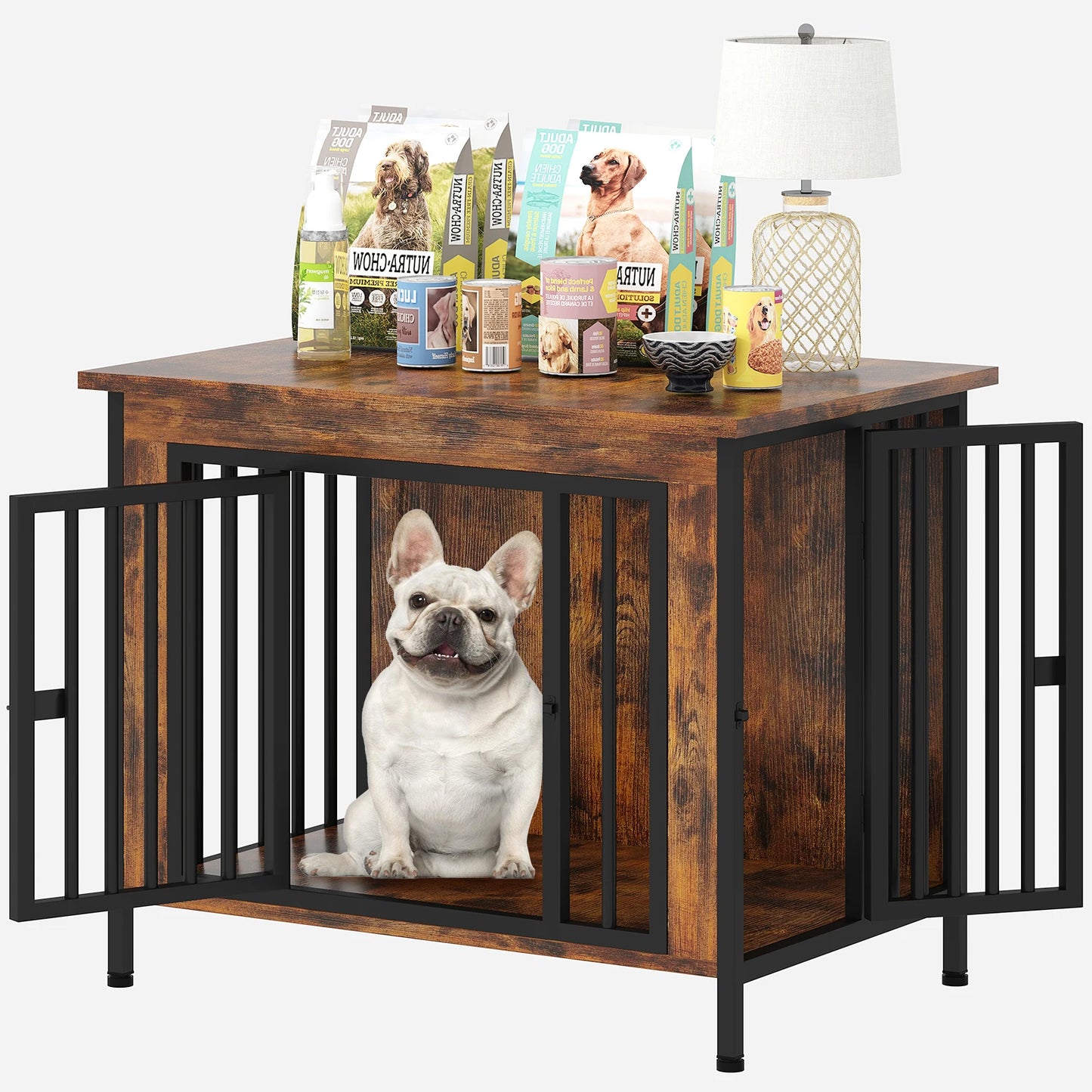 Heavy Duty Dog Crate Furniture Multi Functional Kennel Table