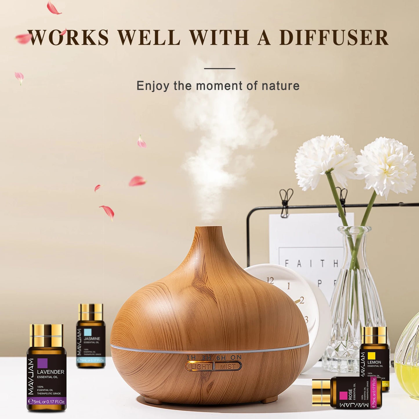 MAYJAM 35Piece Essential Oils Set For Diffusers And Humidifiers