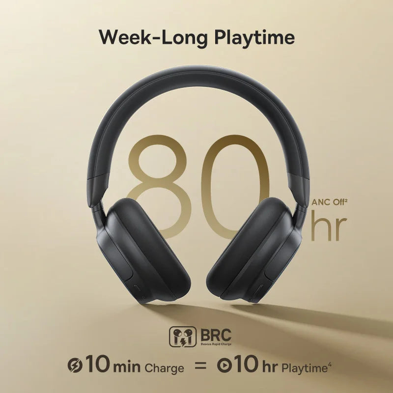 Baseus Bowie MH1 ANC Wireless Headphones With LDAC HiRes Audio