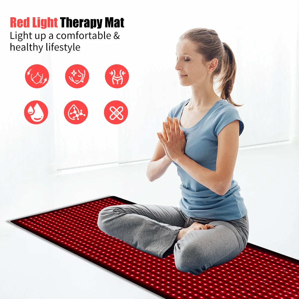 Full Body Infrared LED Light Therapy Mat Pain Relief