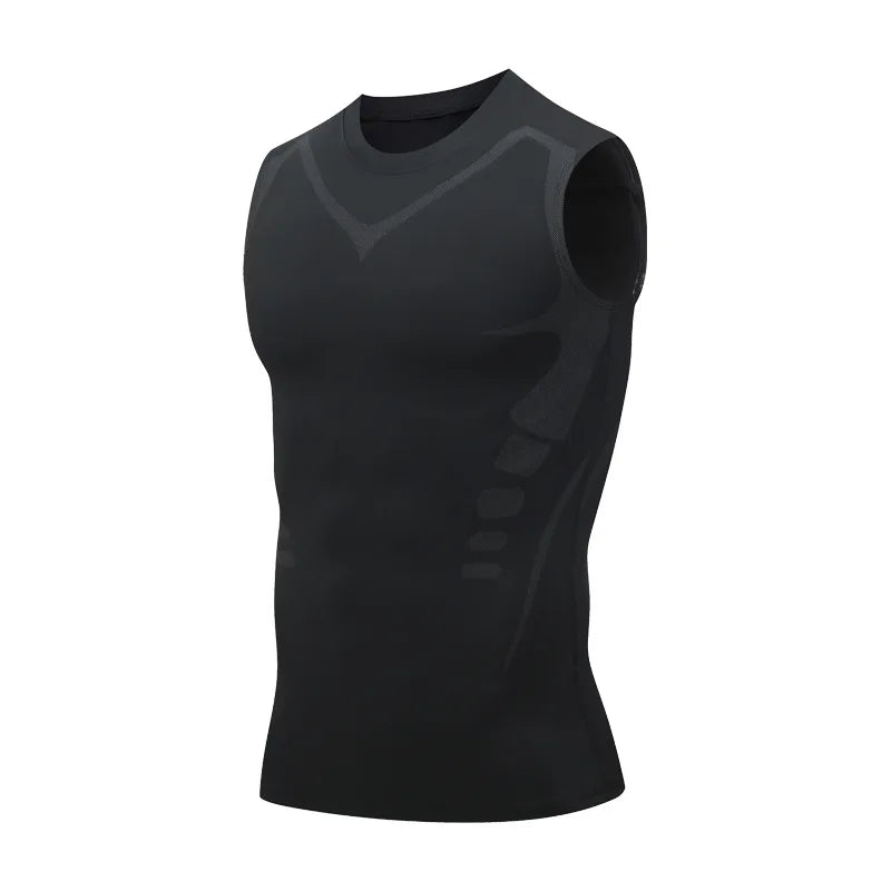 Youongwear Mens Compression Tank Top Sleeveless Quick Dry Sports Vest