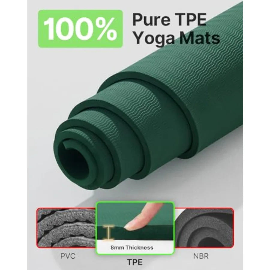 Non Slip TPE Yoga Mat For Pilates And Home Workouts