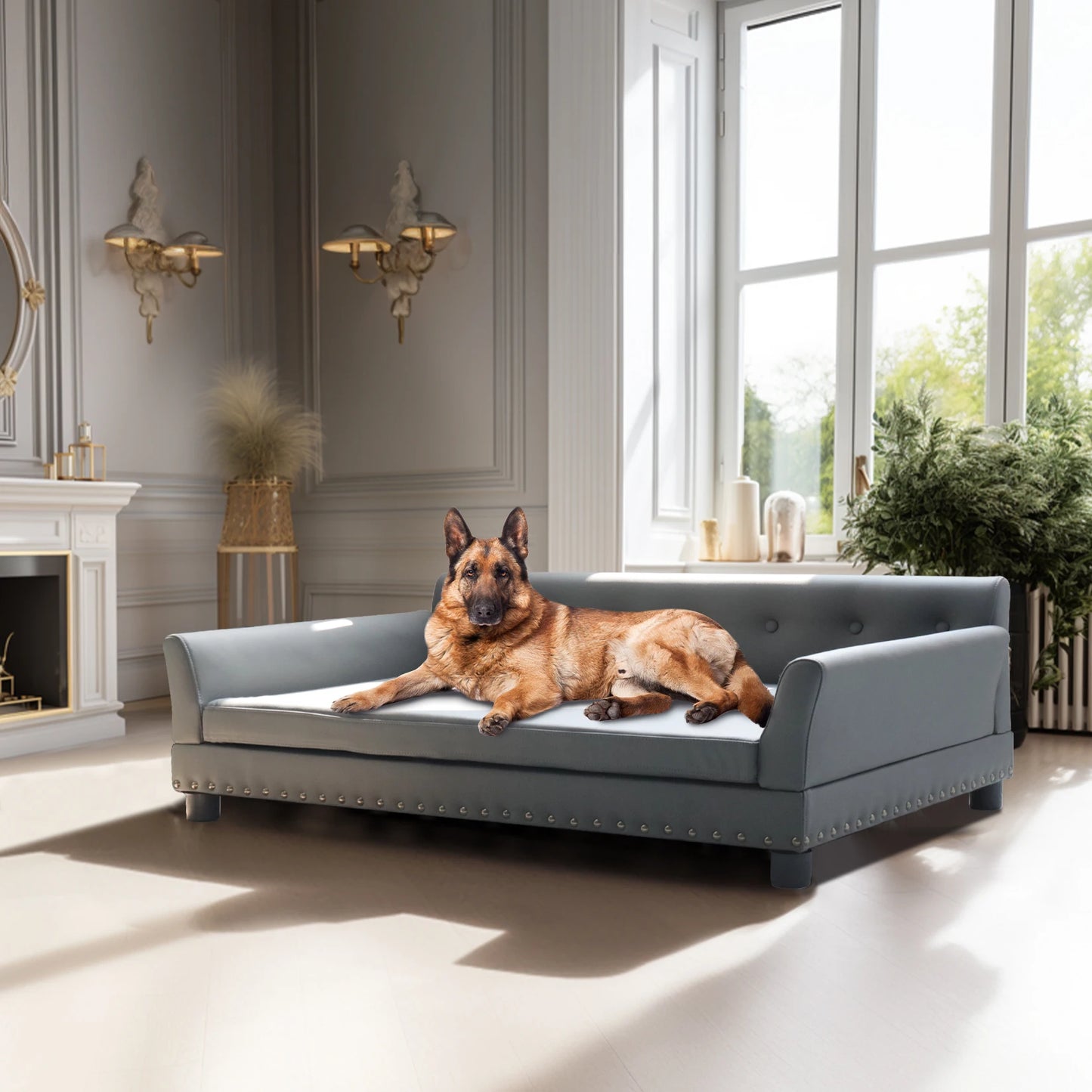 BORWART Premium Heavy-Duty Pet Sofa Bed For Dogs And Cats
