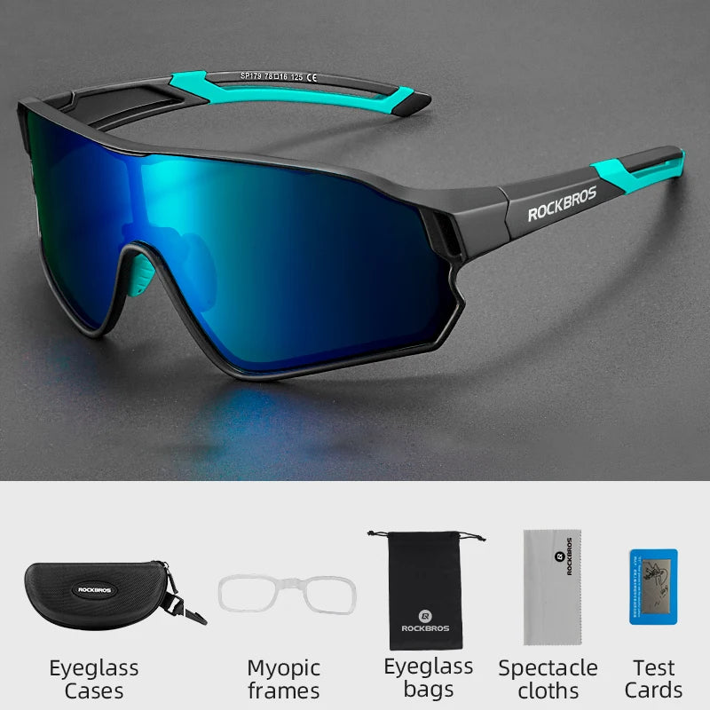 ROCKBROS Cycling Glasses UV400 Polarized Unisex Sports Eyewear SP179