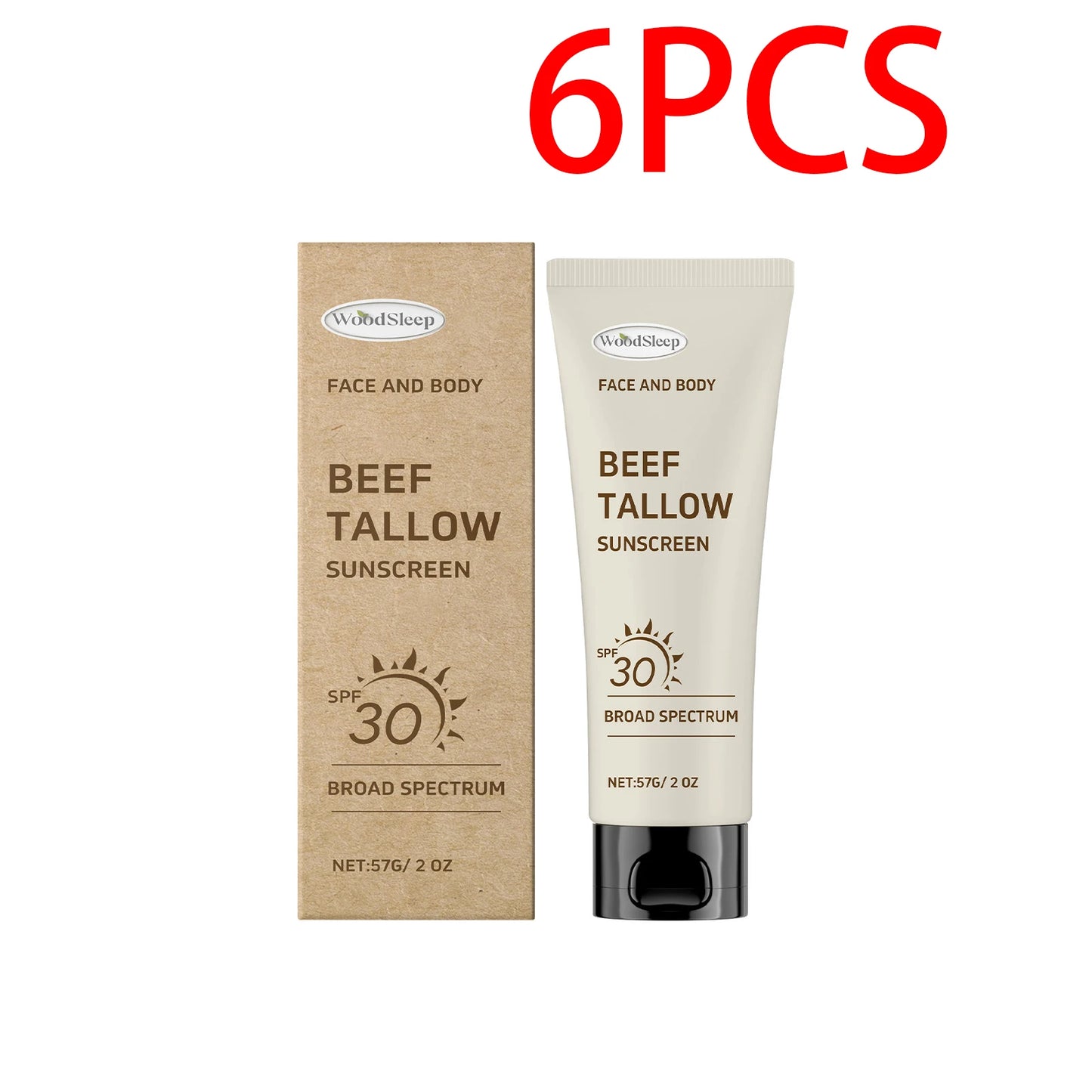 WOODSLEEP Tallow SPF30 Sunscreen Broad Spectrum UV Protection