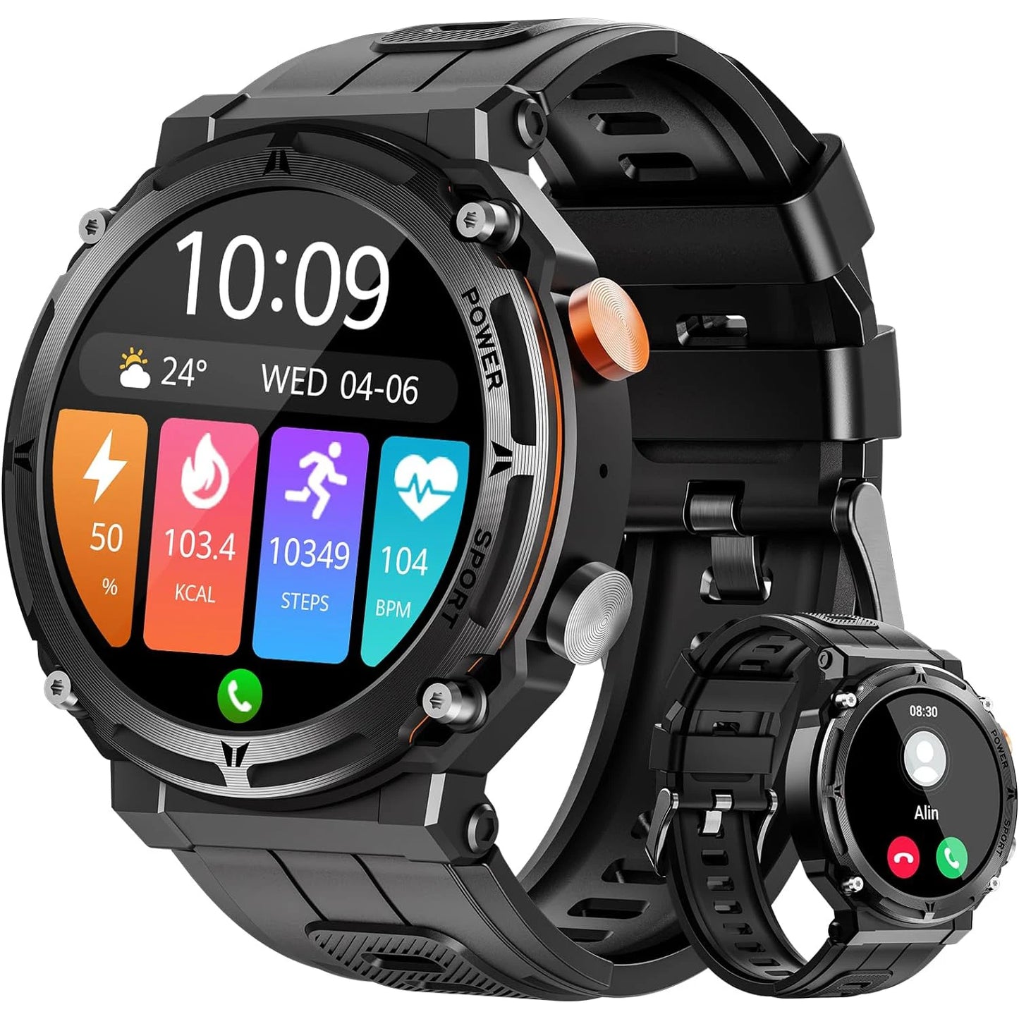 ARPSTAR Smart Watch Fitness Tracker Sleep Monitor Waterproof