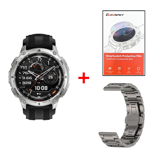 KOSPET Tank T4 Smart Watch GPS 10ATM Waterproof Heart Rate