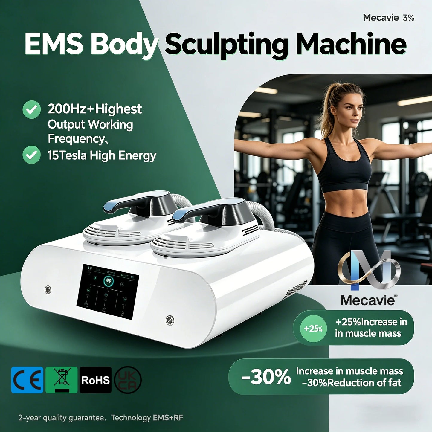 Emsnova EMS Muscle Shaping Trainer 6500W Buttocks Slimming Equipment
