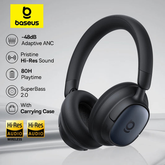 Baseus Bowie MH1 ANC Wireless Headphones With LDAC HiRes Audio