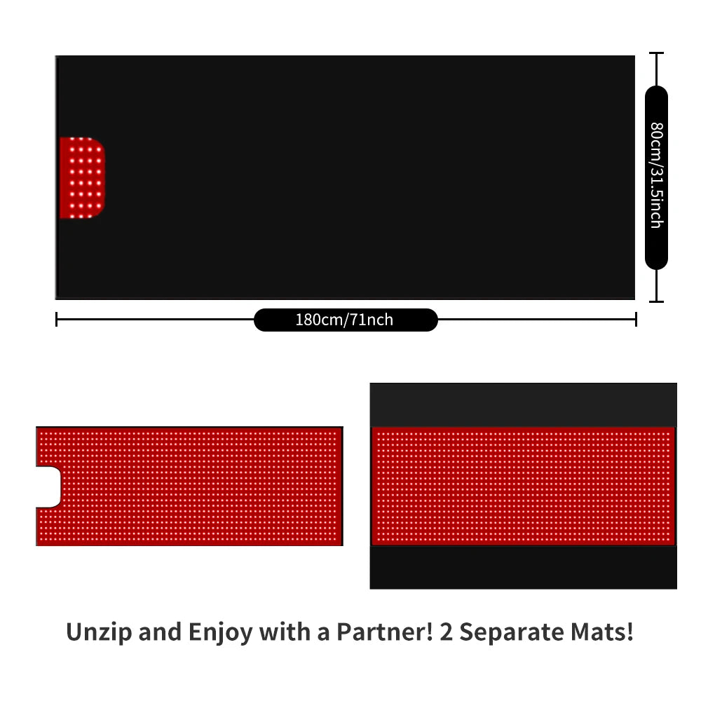 Infrared Full Body Red Light Therapy Mat For Home Use