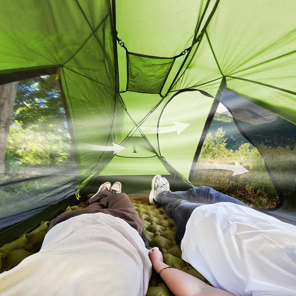 Night Cat Ultralight Backpacking Tent For Two Persons Waterproof Outdoor