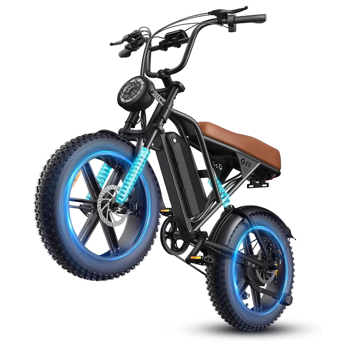 OBX Fat Tire Electric Bike 1500W Peak Motor All Terrain Ebike