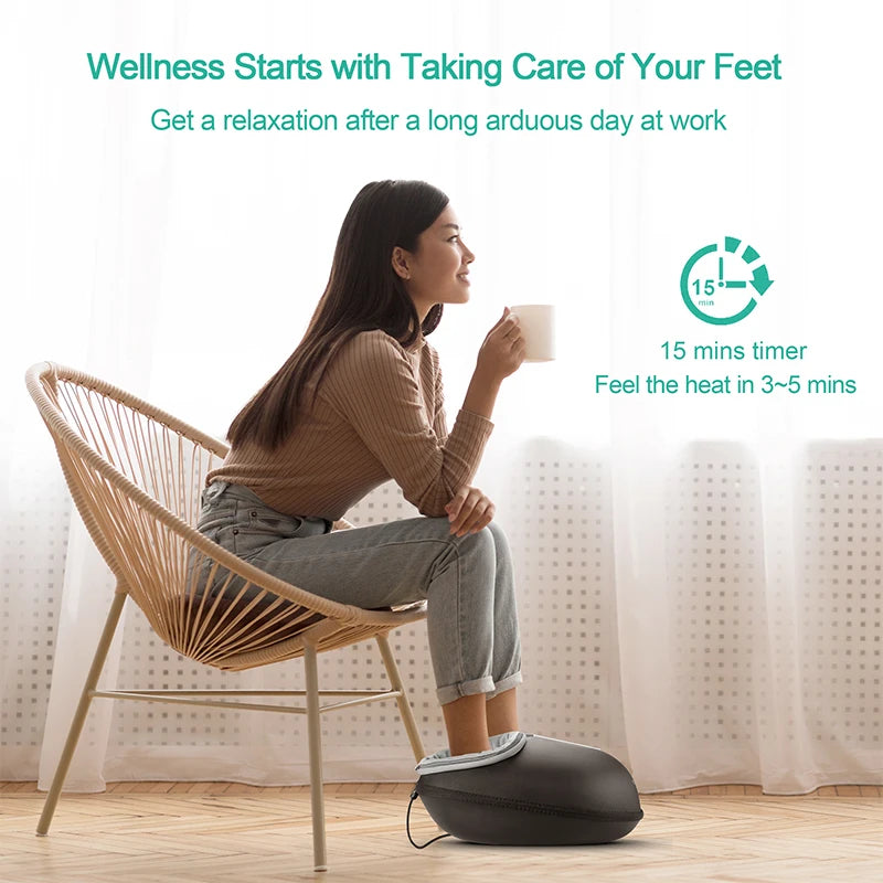 Medcursor Shiatsu Foot Massager With Heat Therapy For Relief