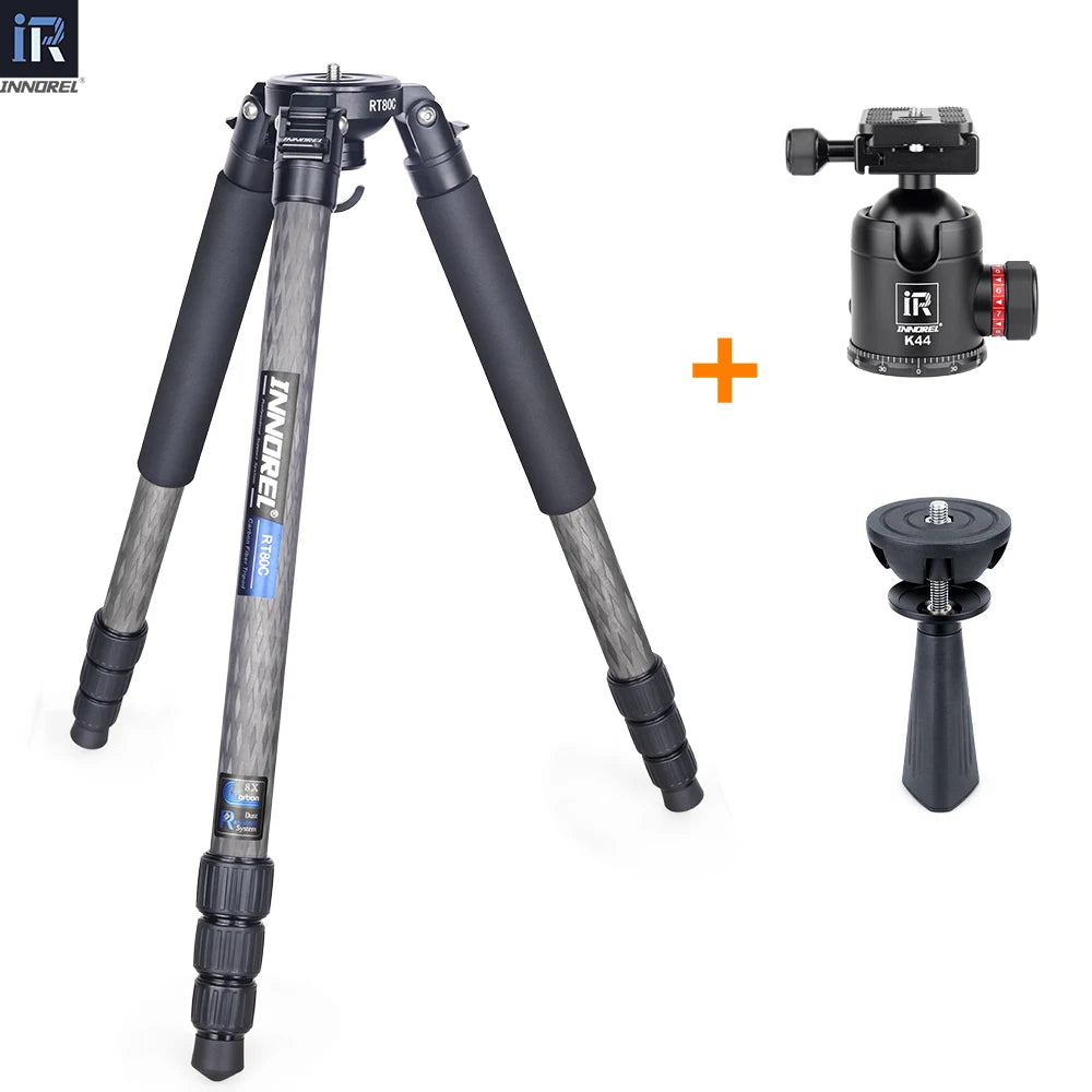 INNOREL RT80C Carbon Fiber Tripod For DSLR Video Camcorder