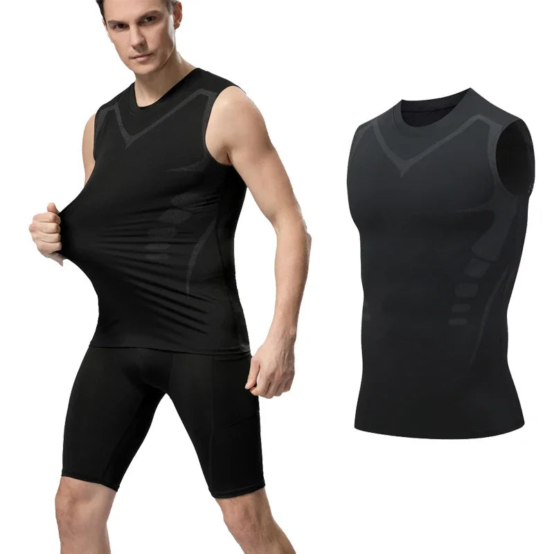 Youongwear Mens Compression Tank Top Sleeveless Quick Dry Sports Vest