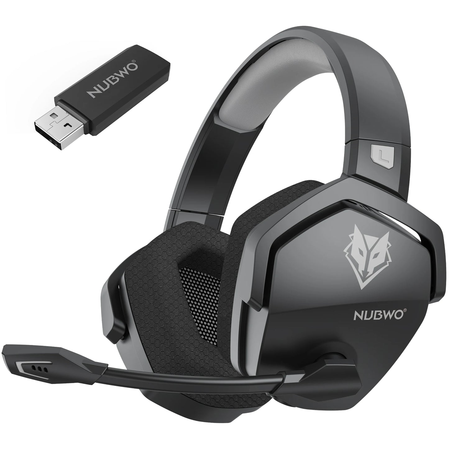 NUBWO G06 Wireless Gaming Headset 2.4G Dual, 5ms Latency