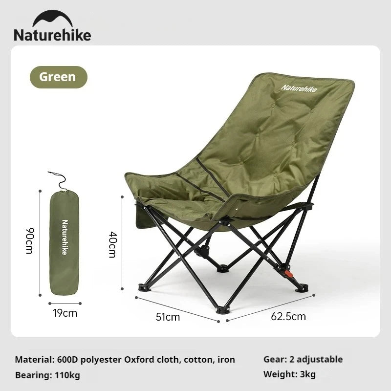 Naturehike High Back Moon Chair Folding Camping Lounger