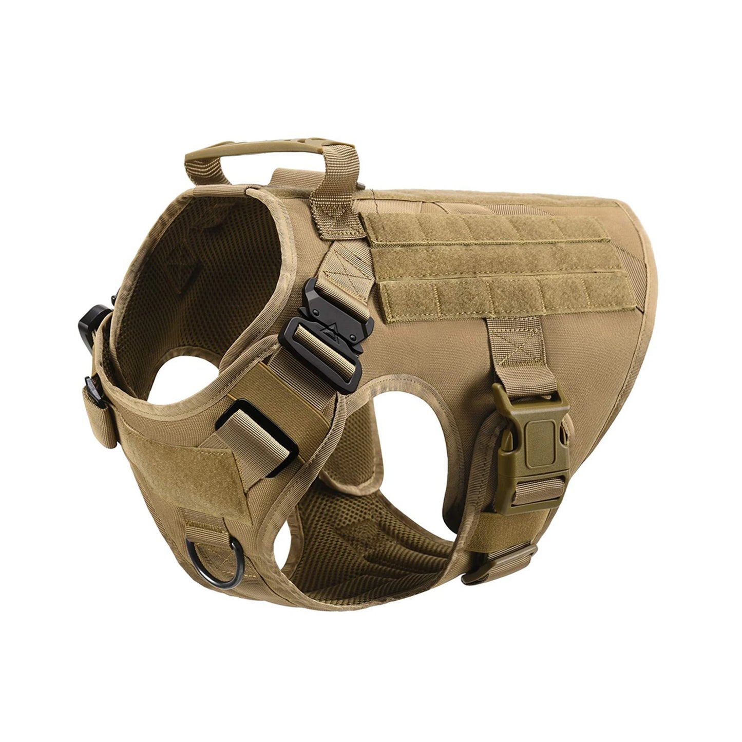 PETRAVEL Tactical Dog Harness With Molle Pouches For Dogs
