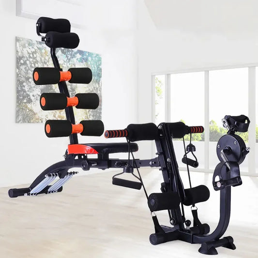 KBQ Multi-Functional Abdominal Fitness Machine With Foot Pedals