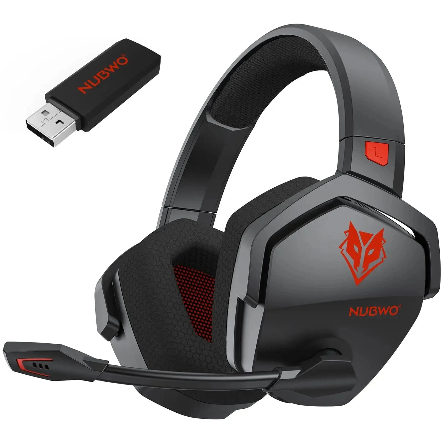 NUBWO G06 Wireless Gaming Headset 2.4G Dual, 5ms Latency