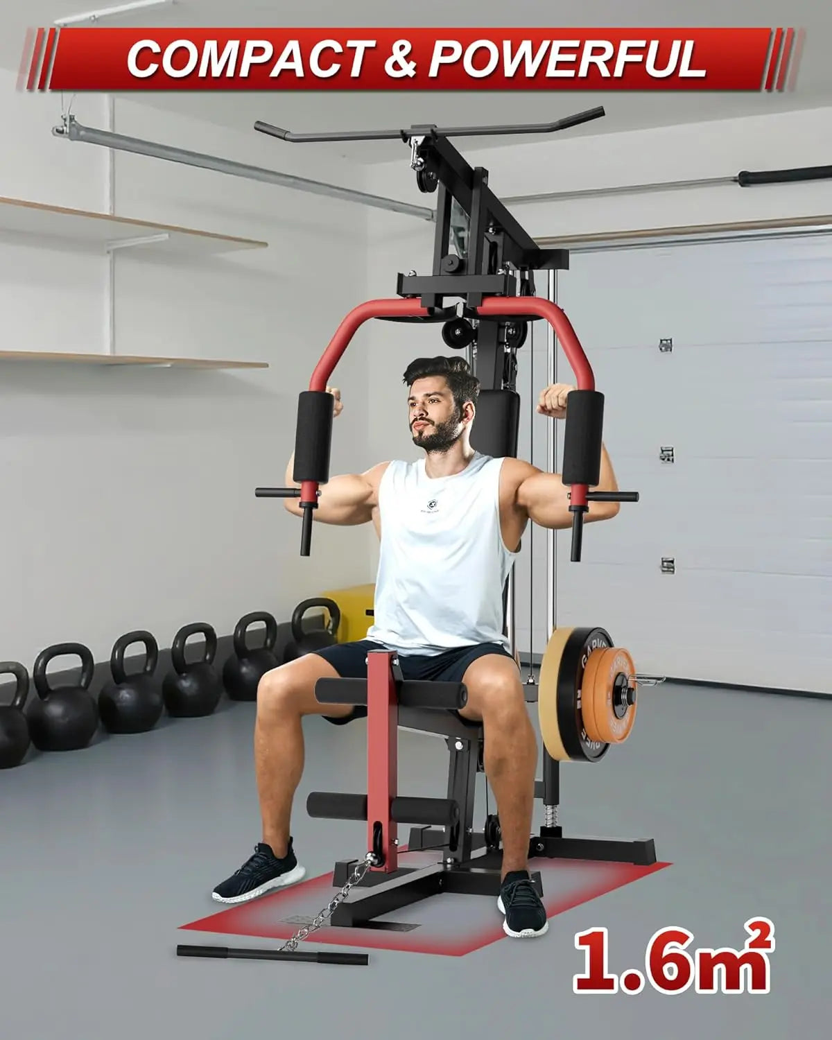HiMISS All In One Home Gym For Full-Body Strength System