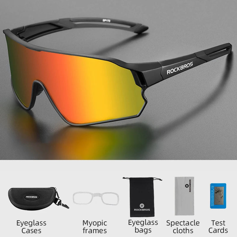 ROCKBROS Cycling Glasses UV400 Polarized Unisex Sports Eyewear SP179