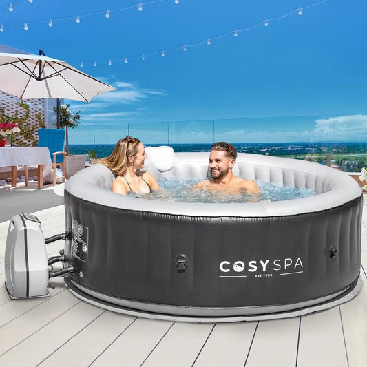 Luxury Inflatable Hot Tub Spa With Quick Heating And Jets