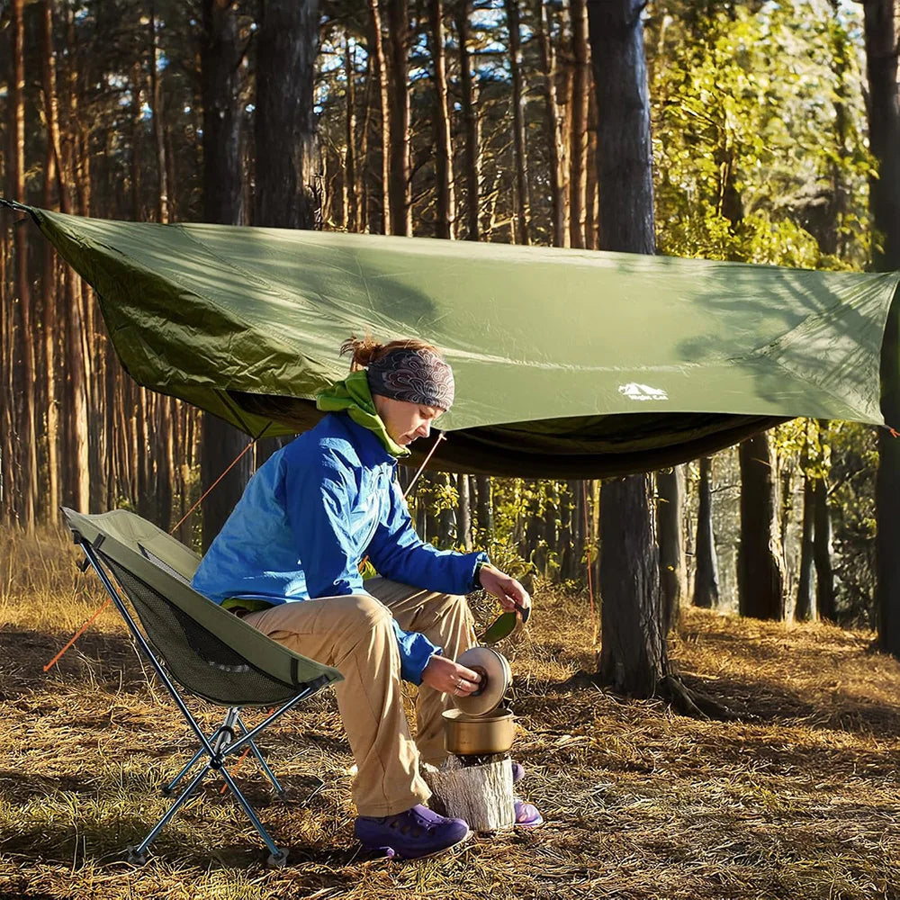 Night Cat All-In-One Camping Hammock Tent With Waterproof Bug Net