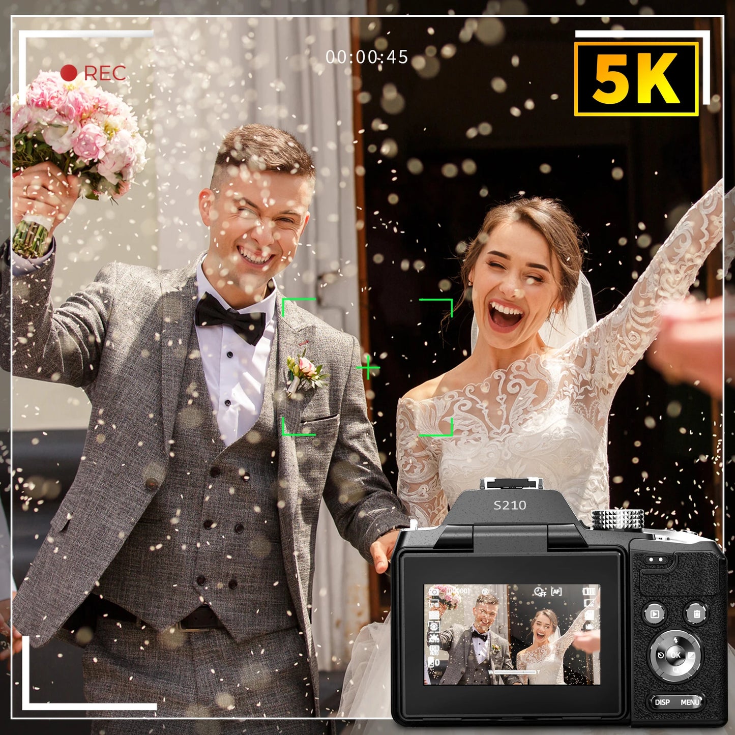 NBD 64MP Digital Camera With 16x Optical Zoom WiFi