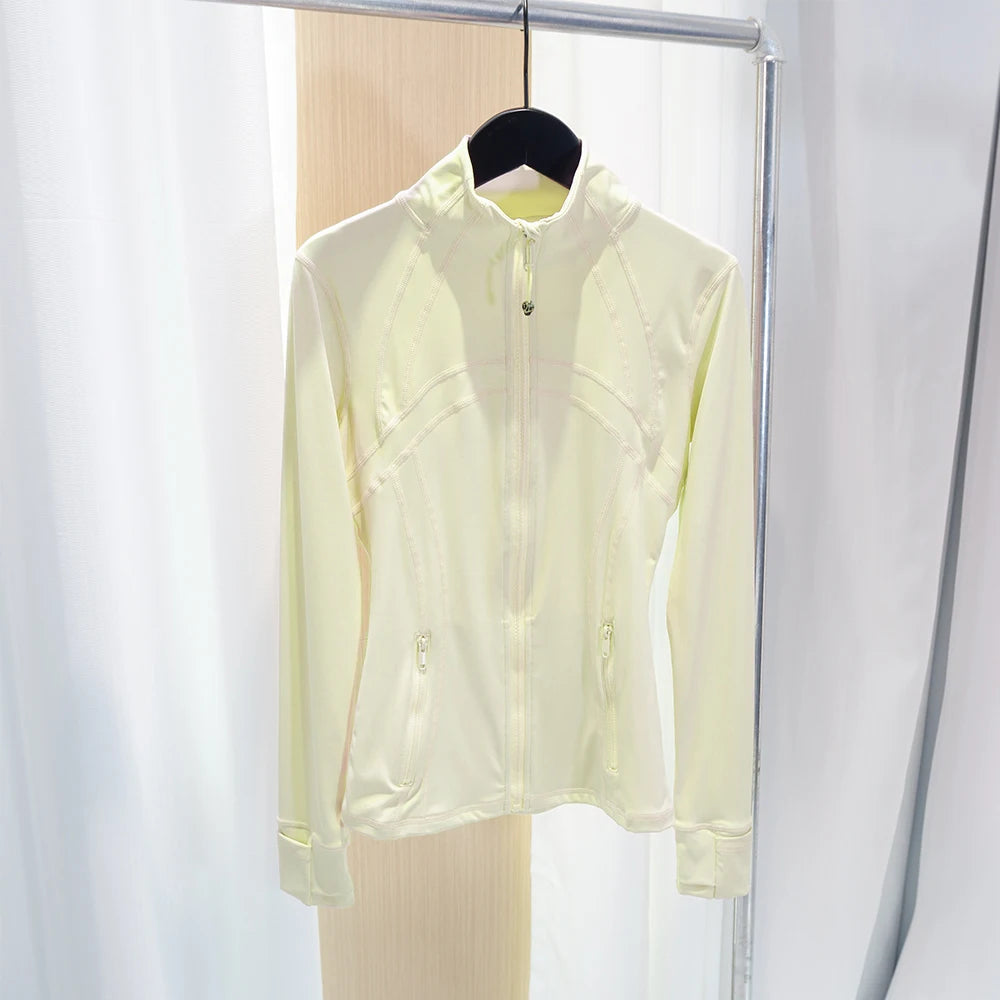 Lulu Flora Stand Collar Jacket Quick Dry Yoga Outerwear