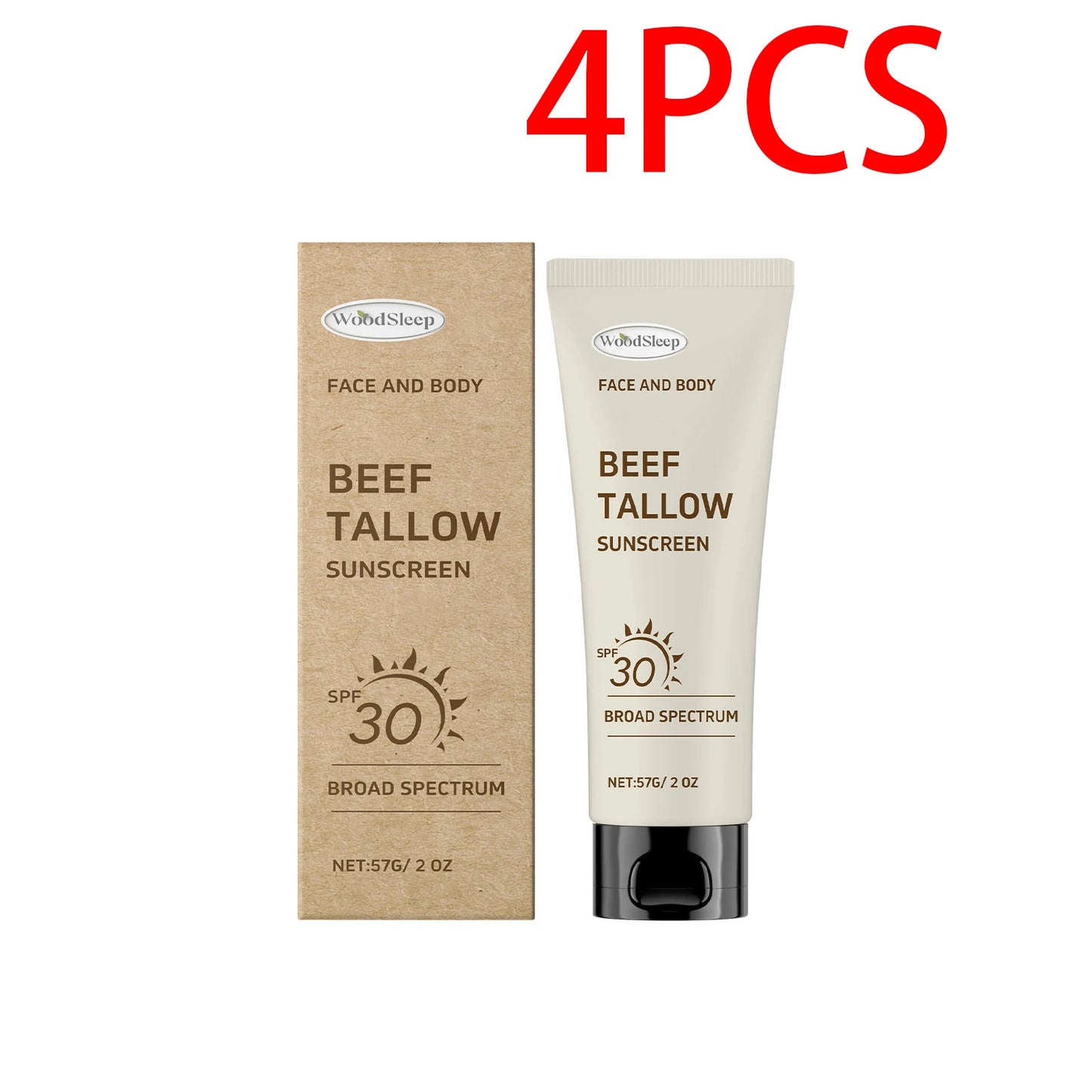 WOODSLEEP Tallow SPF30 Sunscreen Broad Spectrum UV Protection