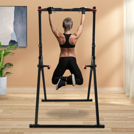 Height Adjustable Free Standing Pull Up Bar 440 Lb Capacity