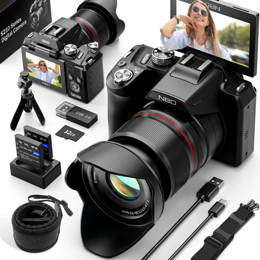 NBD 64MP Digital Camera With 16x Optical Zoom WiFi