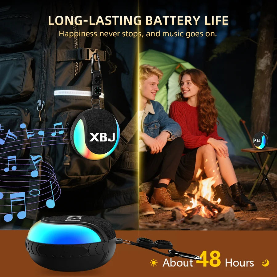 TWS Bluetooth Waterproof Floating Shower Speaker With LED Light