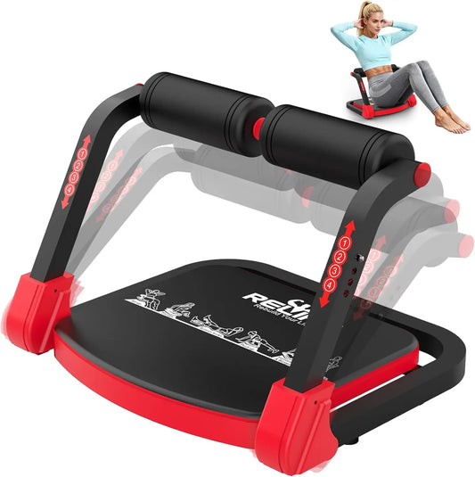 Relife Adjustable Sit Up Machine for Home Gym and Fitness