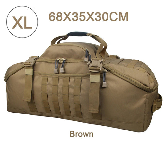 LQARMY 3 Way Duffle Bag Travel Backpack Crossbody Handbag