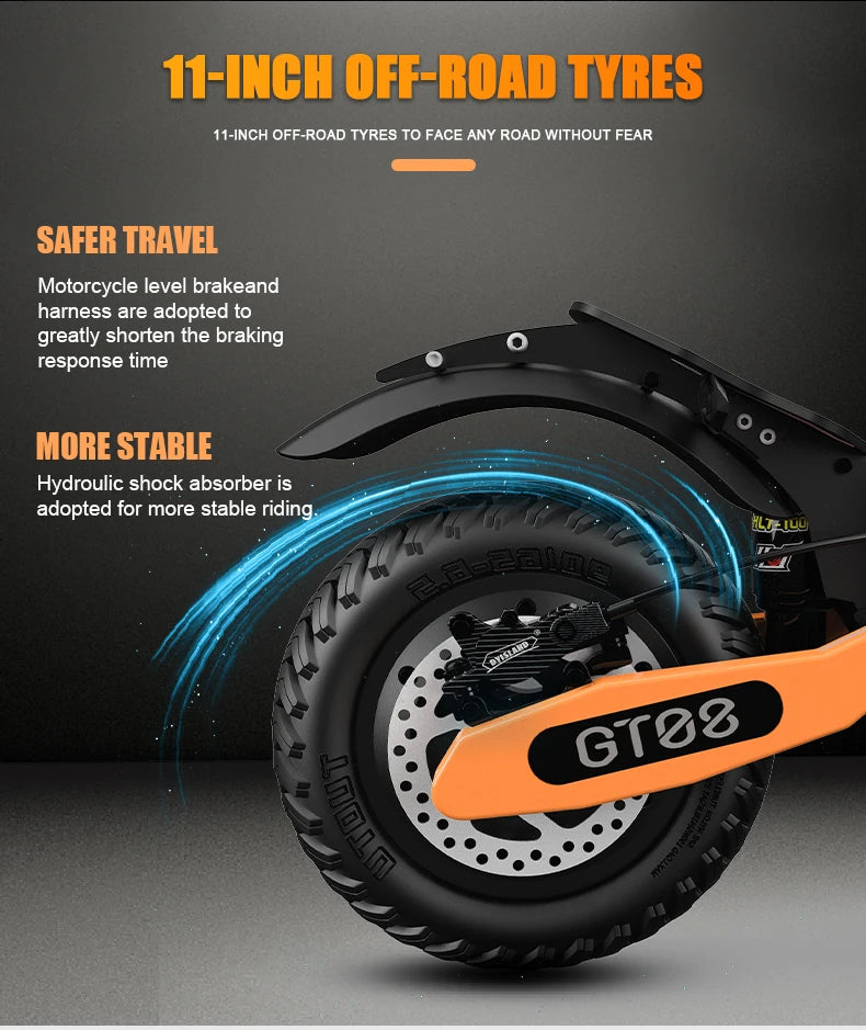 Arwibon GT08 5600W Electric Scooter With 46 MPH Top Speed